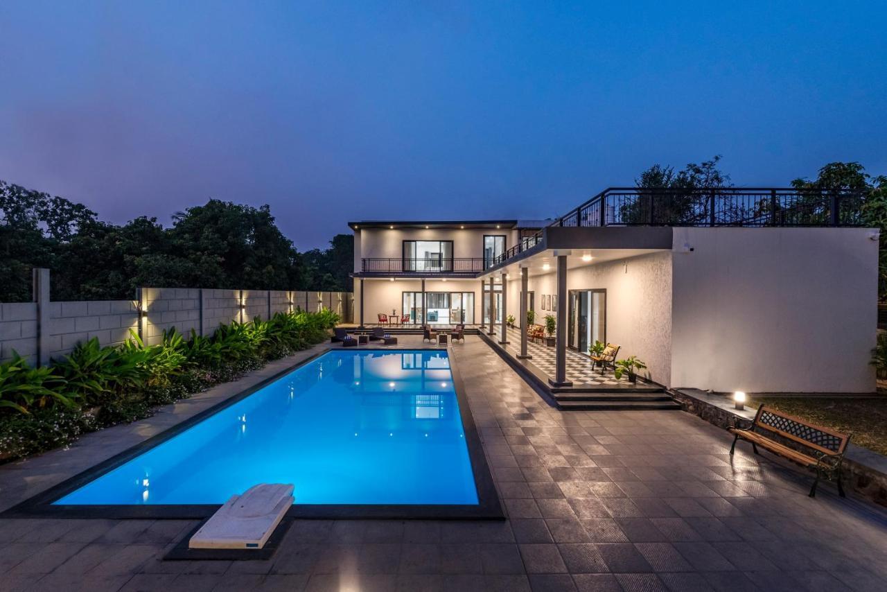 Saffronstays Mayfair Gardens 4 Bedroom Petfriendly Pool Villa Алибаг Екстериор снимка
