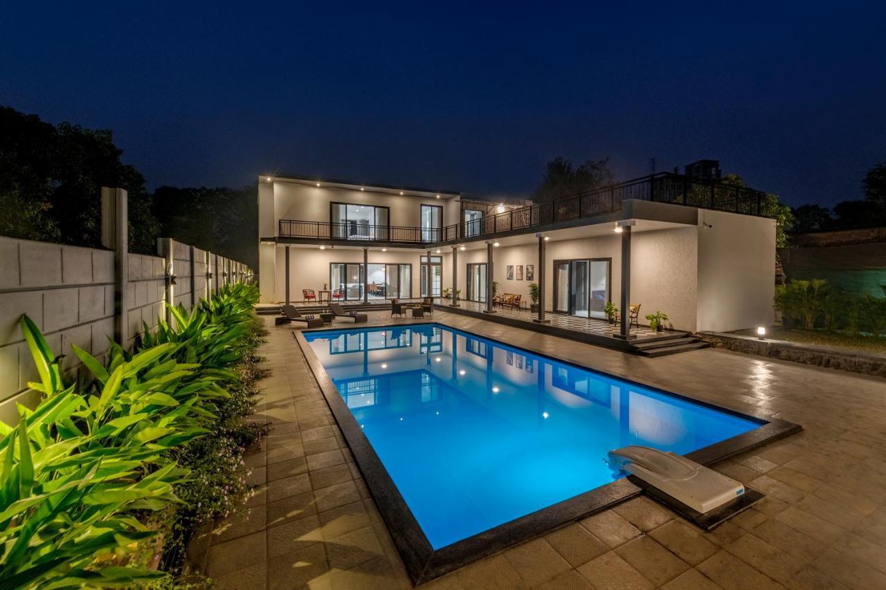 Saffronstays Mayfair Gardens 4 Bedroom Petfriendly Pool Villa Алибаг Екстериор снимка