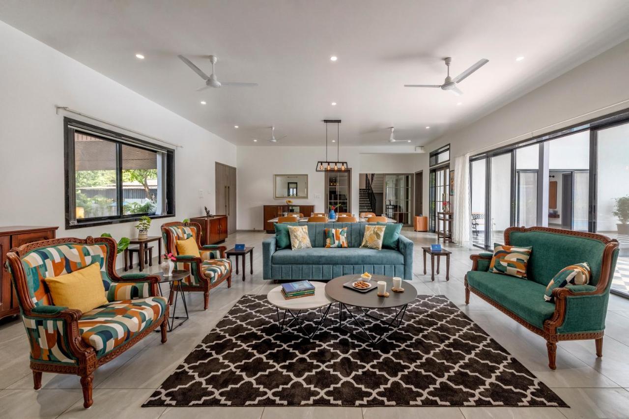 Saffronstays Mayfair Gardens 4 Bedroom Petfriendly Pool Villa Алибаг Екстериор снимка